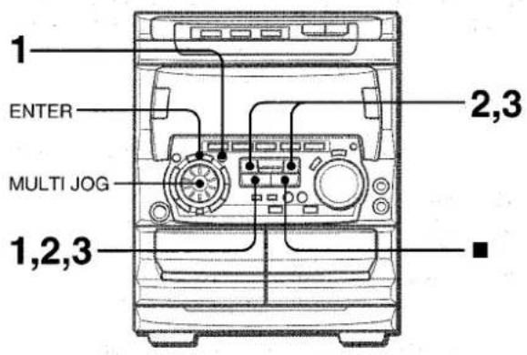 AIWA NSXMT721 - SETTING THE CLOCK - 1