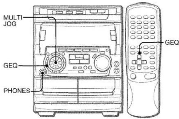 AIWA NSXMT721 - SELECTING THE PROGRAMMED EQUALIZATION CURVE - 1