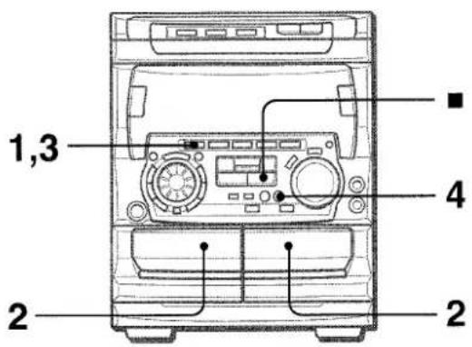 AIWA NSXMT721 - DUBBING A TAPE MANUALLY - 1