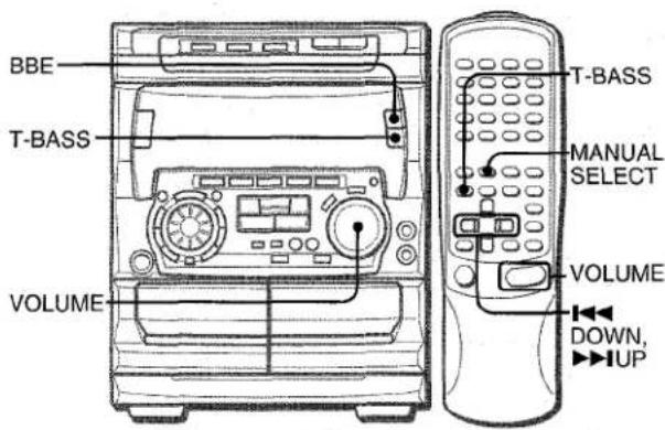 AIWA NSXMT721 - AJUSTES DE AUDIO - 1