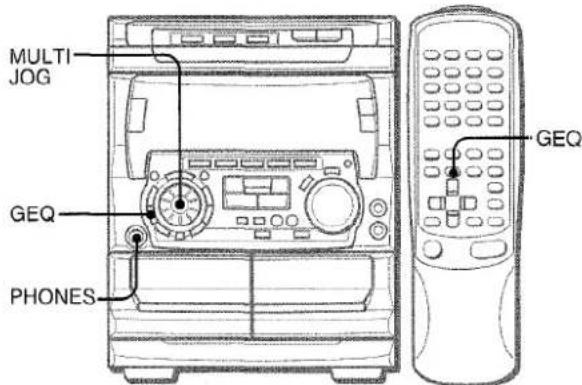 AIWA NSXMT721 - SELECTION DE LA CURVA DE ECUALIZATION PROGRAMADA - 1