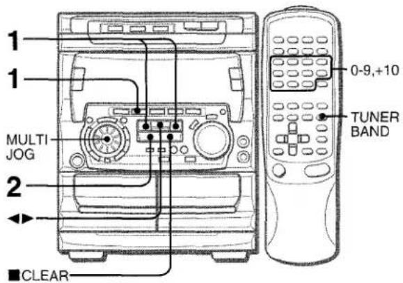 AIWA NSXMT721 - PREAJUSTE DE EMISORAS - 1