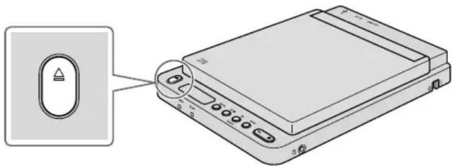 YAMAHA CRW70 - Appuyez sur la touche d'éjection. - 1