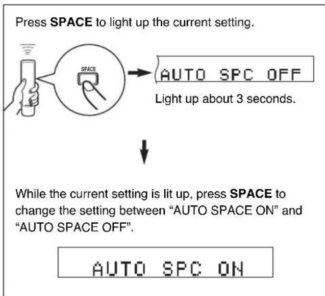 YAMAHA CDX397MK2 - Automatic spacing - 1