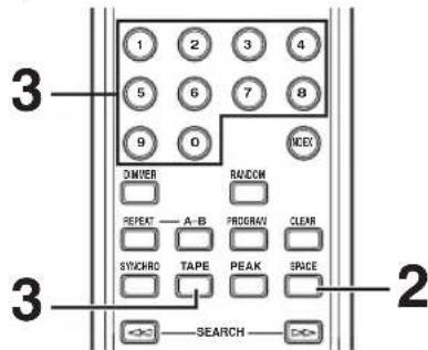 YAMAHA CDX397MK2 - Programación automática para grabar en cinta (para Audio CD) - 1