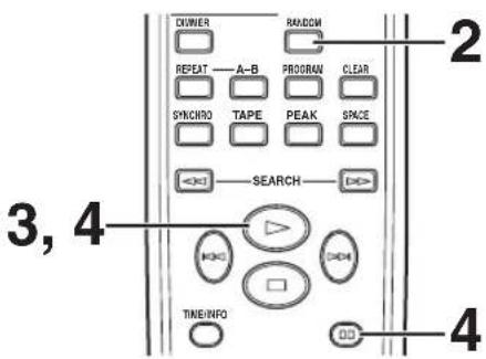 YAMAHA CDX397MK2 - Programación al azar para grabar en cinta (para Audio CD) - 1