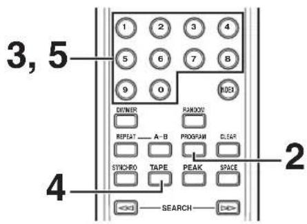 YAMAHA CDX397MK2 - Manuelle Programmierung (Für Audio-CD) - 1