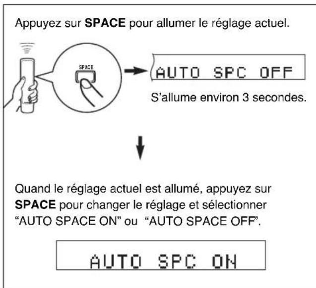YAMAHA CDX397MK2 - Insertion d'espace - 1