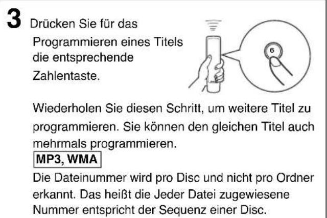 YAMAHA CDX397MK2 - PROGRAMMWIEDERGABE - 4