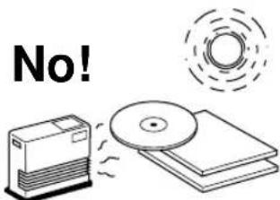 YAMAHA CDX496 - Notes about handling compact discs - 3