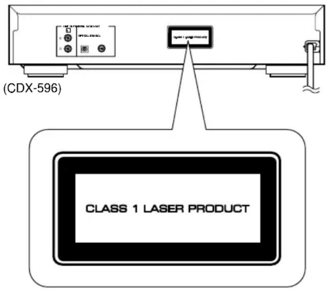 YAMAHA CDX496 - WARNING! - 1