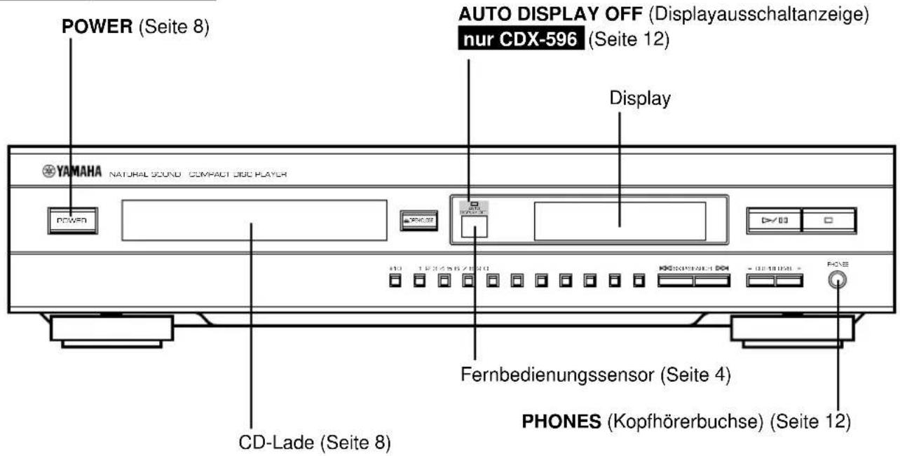 YAMAHA CDX496 - VORDERSEITE - 1