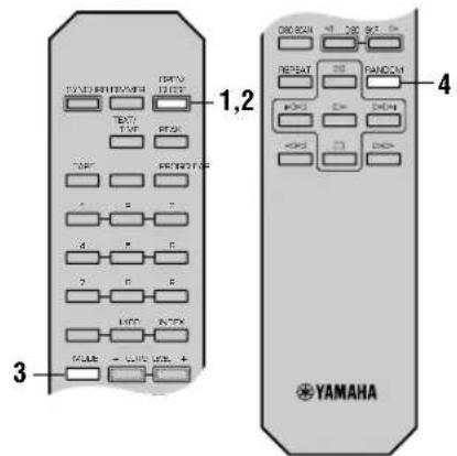 YAMAHA CDC585 - Riproduzione in ordine casuale - 1