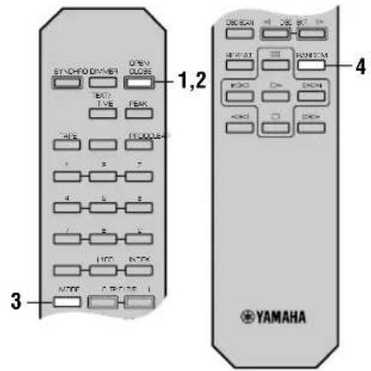 YAMAHA CDC585 - Willekeurige weergave - 1