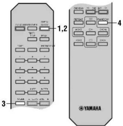 YAMAHA CDC585 - Zufallswiedergabe - 1