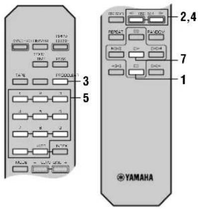YAMAHA CDC585 - Riproduzione programmata - 1