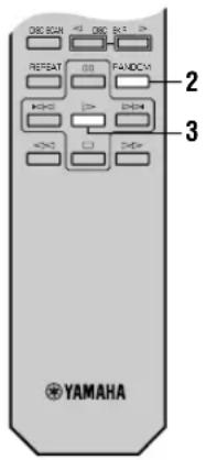 YAMAHA CDC585 - Programación al azar de pistas para grabar en cinta - 1