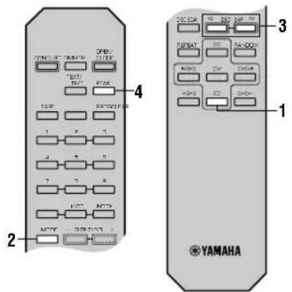 YAMAHA CDC585 - AUTOMATISK AVSÖKNING AV TOPPNIVÅ - 1