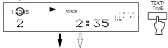 YAMAHA CDC585 - ■ Selección de visualizaciones de tiempo y datos de texto - 1