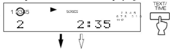 1:23:45 2 506CS 2:35 6 7 8 9 10 11:10 TEXT/ TIME
