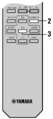YAMAHA CDC585 - Programmazione casuale di cassette - 1