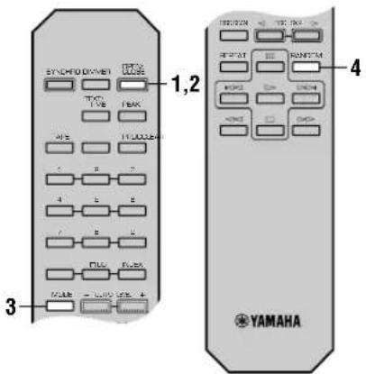 YAMAHA CDC585 - Reproducción al azar - 1