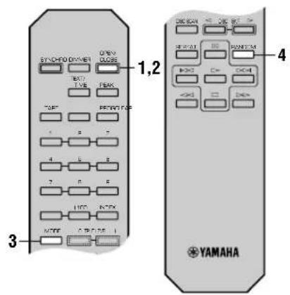 YAMAHA CDC585 - Slumpmässig avspelning - 1
