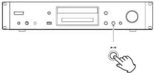 TASCAM CD240 - Appuyez sur la touche Lecture/Pause (▶/II). - 1