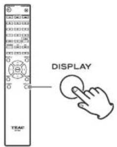 TASCAM CD240 - Informations affichées à l'écran (CD/USB/NET) - 1