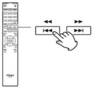 TASCAM CD240 - Recherche d'un passage de piste - 1