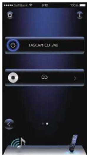 TASCAM CD240 - Téléchargement de l'app de télécommande - 2