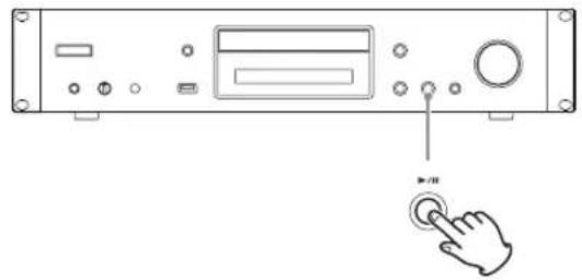 TASCAM CD240 - Lancement de la lecture - 1