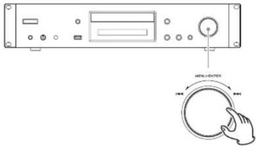 TASCAM CD240 - Utilisez les touches de direction ( / ) pour selectionner le réglage que vous souhaitez modifier. - 3