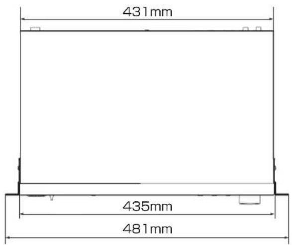 TASCAM CD240 - Dimensions - 1
