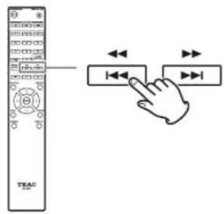 TASCAM CD240 - Utilisez les touches de saut (1/1) pour selectionner un dossier puis appuyez sur la touche ENTER ou sur la touche Lecture (▶) pour entrer dans ce dossier. - 1
