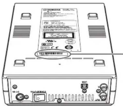 YAMAHA CRW3200UX - Numéro de série - 1
