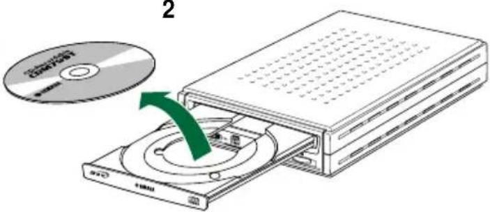 YAMAHA CRW2200SX - Ejection d'un disque - 2