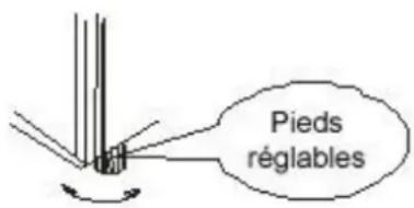 Whiteline MTVC 222 A - ·Pieds réglables - 1