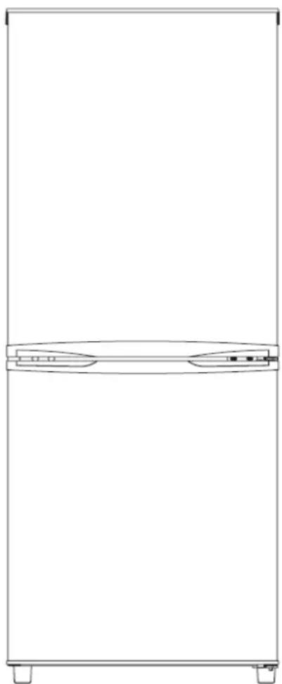 Whiteline MTVC 222 A - Dubbeldeurs koelkast - 2
