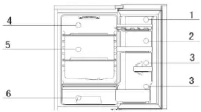 Whiteline MTVC 222 A - Refrigerator Compartment - 1