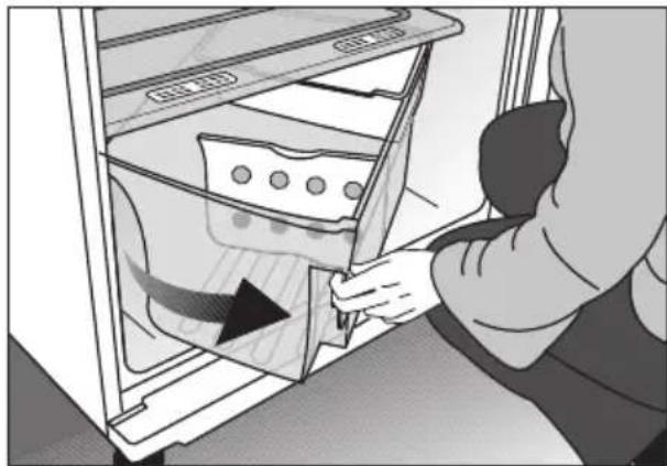 BEKO SS 137000 - Utilisation du bac à légumes rotatif (dans certains modèles) - 1