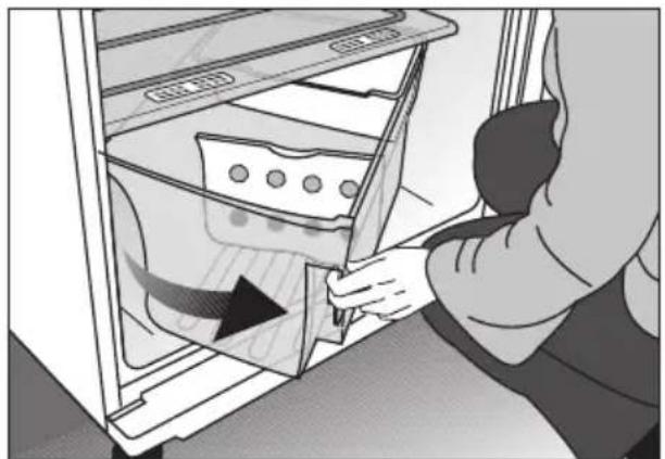 BEKO SS 137000 - Pöörleva köögiviljasahtli kasutamine (osal mudelitel) - 1