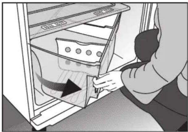 BEKO SS 137000 - Pagriežamā auglu nodalījuma izmantošana - 1