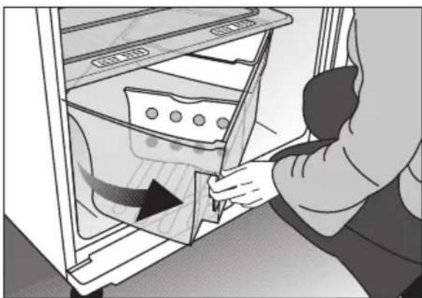 BEKO SS 137000 - Brug af den drejende grøntsagskurv (nogle modeller) - 1