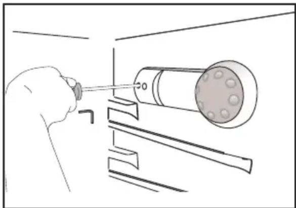 BEKO SS 137000 - Substituição da lâmpada interior - 1