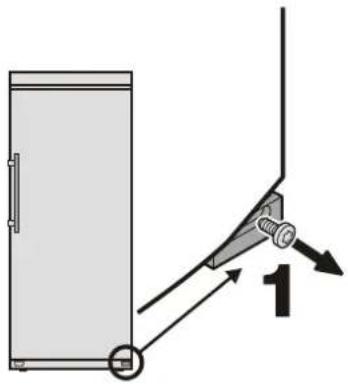 LIEBHERR GG 55511 - Inversion du sens d'ouverture de la porte - 1