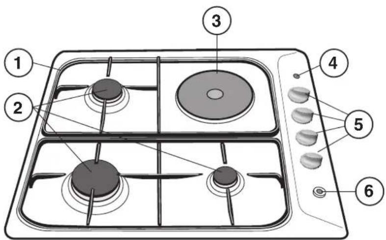 INDESIT PI 640 A (IX) - Overall view - 1