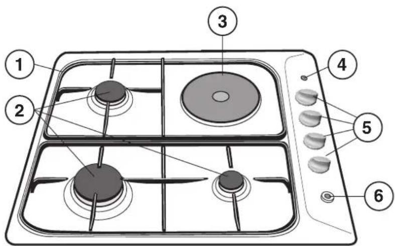 INDESIT PI 640 A (IX) - Vista d'insieme - 1