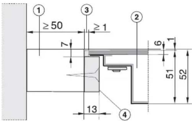 MIELE KM 63491 PowerFlex - Plan de travail en bois massif / carrelé / en verre - 1