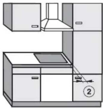 MIELE KM 63491 PowerFlex - Distance de sécurité latérale / arrêté - 4